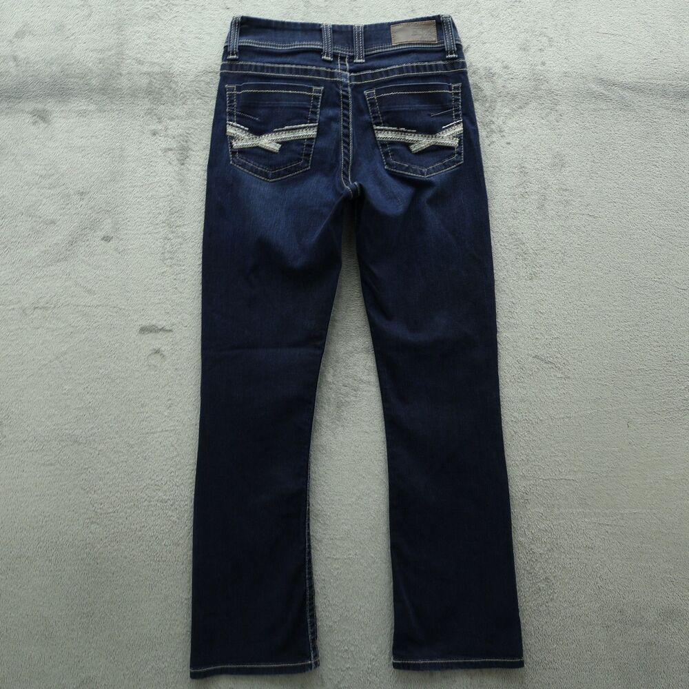 BKE Jeans Women's Size 26 x 31.5 Blue Low-Rise Dakota Bootcut 30" Inseam Stretch